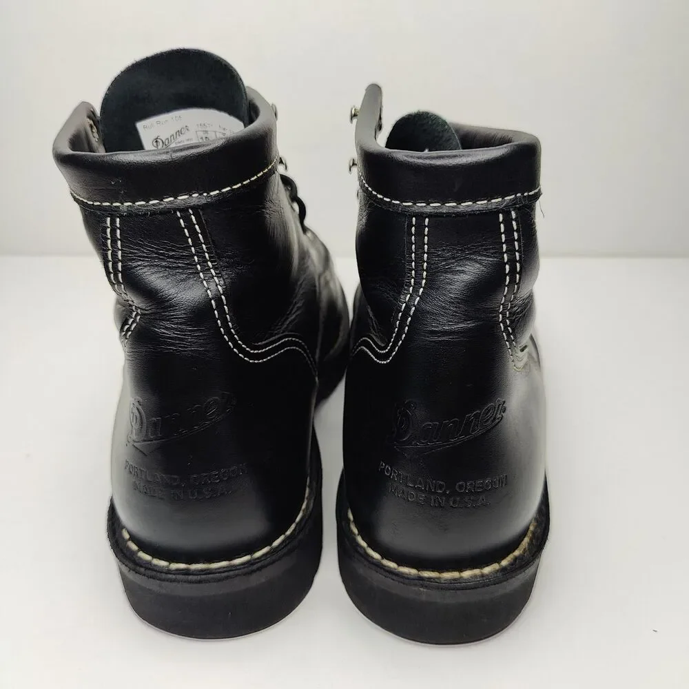 Danner Bull Run 105 Black Mountain Boots Size 10 EE Made In USA Vibram